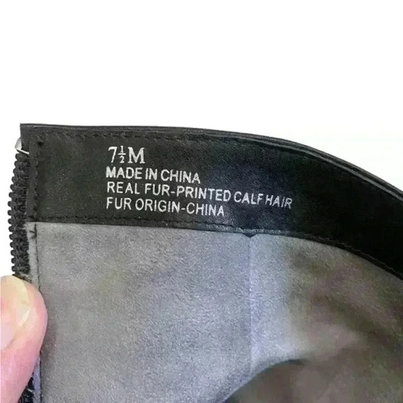 Paolo Black and White Ankle Boots - Picture 5 of 6